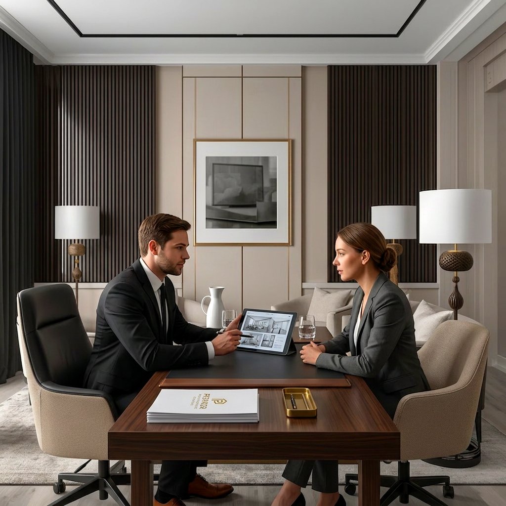 X.UNI GROUP advisor meeting a client